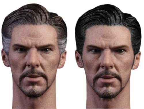 HiPlay 1:6 Scale Male Head Sculpt, European Head Sculpture for 12-inch Action