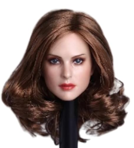 HiPlay 1:6 Scale Female Head Sculpt, European Girl Head Sculpture for 12-inch Action Figures GC005B