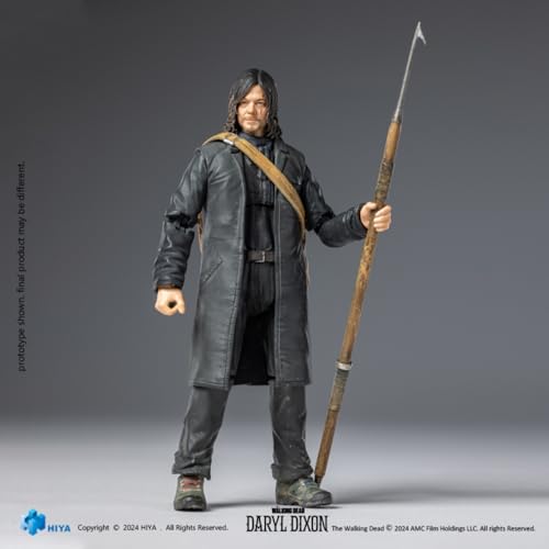 HiPlay Hiya Full Set: Daryl Dixon, 1:18 Scale Miniature Male Action Figurine