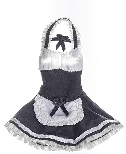 Hasuki Collectible Action Figure's Clothes: Black Maid Attire for 1:12 Hasuki Collectible Action Figure's Clothes: Black Maid Attire for 1:12