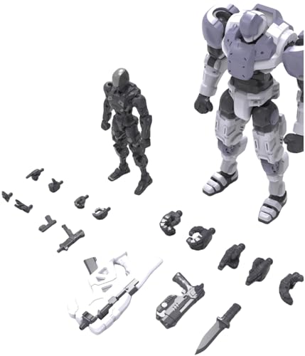 HiPlay Warriors Workshop Plastic Model Kits: Loyalty “G” Assist Humanoid Soldier 1:30 Scale Collectible Action Figures