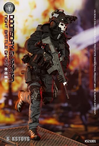 HiPlay KSToys Collectible Figure: Doomsday Guardian, Night Battle Ghost, 1:6 Scale Action Figures KS21001