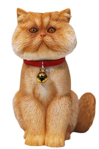 HiPlay JXK Collectible Cat Figure: Ugly Cat 1.0, Expertly Hand-Painted, Lifelike, Safe Resin, 1:6 Scale Miniature Animal Figurine JXK183