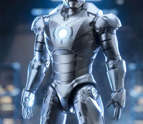 HiPlay ZD Collectible Figure Full Set: Iron Man Mark Garage Set, 1:20 Scale Miniature Action Figurine