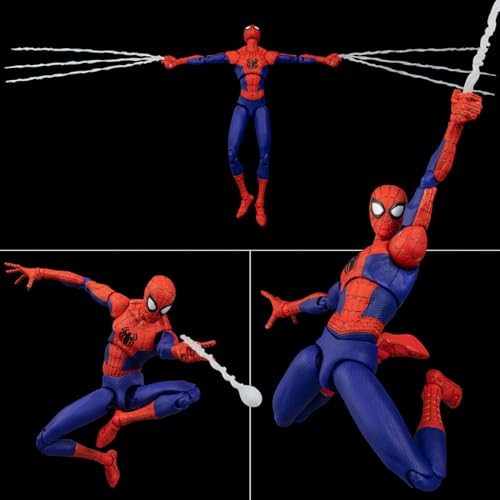 HiPlay Sentinel Collectible Figure Full Set: Spider Man, Miles Miniature Action Figurine