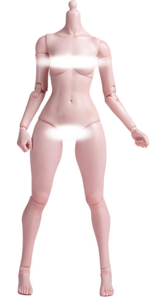 HiPlay WorldBox 1:6 Scale Female Action Figure Body - Plump Body Shape, Fair Skin