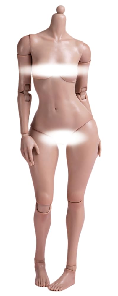 HiPlay WorldBox 1:6 Scale Female Action Figure Body - Plump Body Shape, Fair Skin