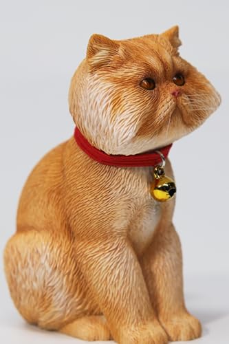 HiPlay JXK Collectible Cat Figure: Ugly Cat 1.0, Expertly Hand-Painted, Lifelike, Safe Resin, 1:6 Scale Miniature Animal Figurine JXK183