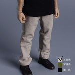 Vêtements de poupée à l'échelle 1/12 : sweat à capuche sans manches, pantalon long, ensemble de collection