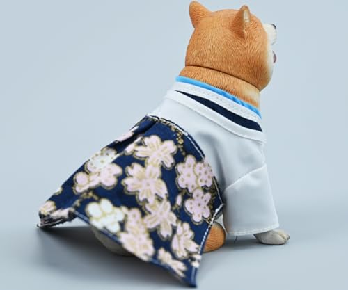 HiPlay JXK Collectible Dog Figure: Shiba Inu, Expertly Hand-Painted, Lifelike, Safe Resin, 1:6 Scale Miniature Animal Figurine