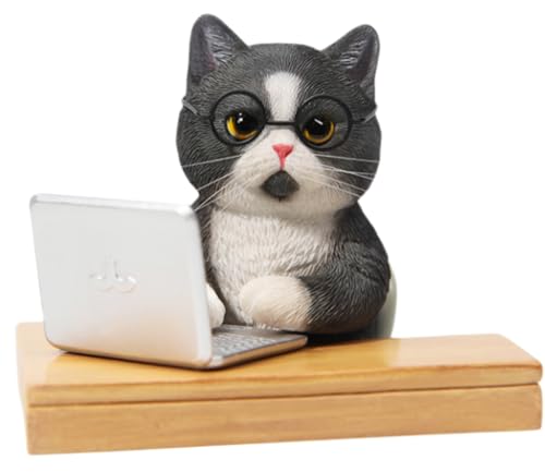 JXK Collectible Cat Figure: Slack Off Cat, Expertly Hand