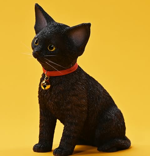 HiPlay JXK Cat Figure: Devon Rex 2.0,1:3 Scale Miniature Animal Figurine