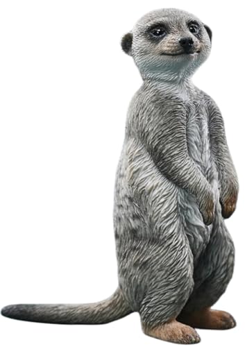 HiPlay JXK Collectible Meerkat Figure: Meerkat, Expertly Hand-Painted, Lifelike, Safe Resin, 1:6 Scale Miniature Animal Figurine