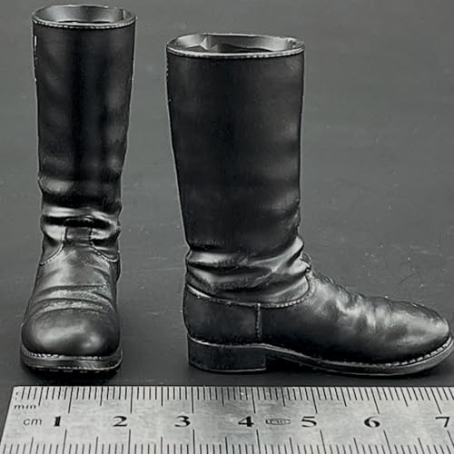 Figurine articulée à l'échelle 1/6 : Bottes miniatures à collectionner