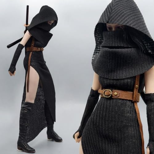 HiPlay Figure Doll Clothes: Classic Assassin Skirt for 12-inch Collectible Action Figure