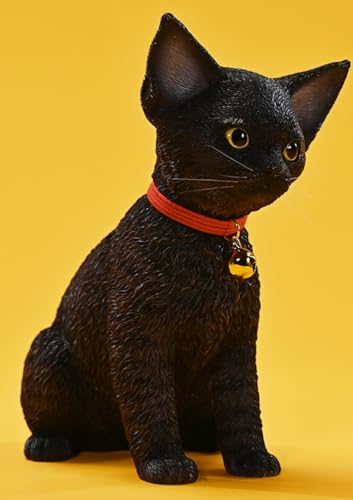 HiPlay JXK Cat Figure: Devon Rex 2.0,1:3 Scale Miniature Animal Figurine