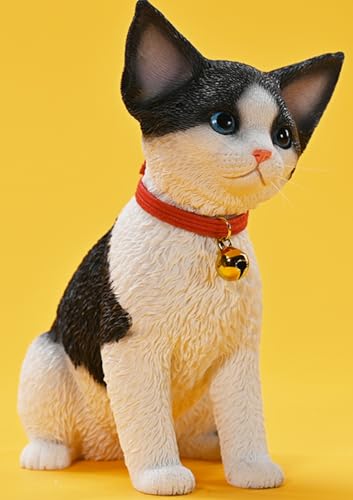 HiPlay JXK Cat Figure: Devon Rex 2.0,1:3 Scale Miniature Animal Figurine