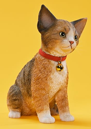 HiPlay JXK Cat Figure: Devon Rex 2.0,1:3 Scale Miniature Animal Figurine