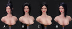 1:6 Scale Female Head Sculpt, Mu, Asia Girl Head Sculpture for 12-inch Action Figures