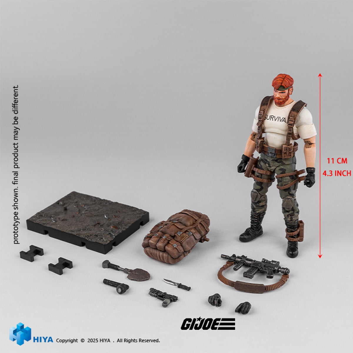Figurines d'action HIYA 1/18 GI Joe Outback