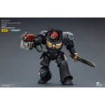 JOYTOY Warhammer 40,000 Black Templars Terminator with Power Fist and Assault Cannon & with Power Fist and Storm Bolter & with Power Sword and Storm Bolter Action Figure