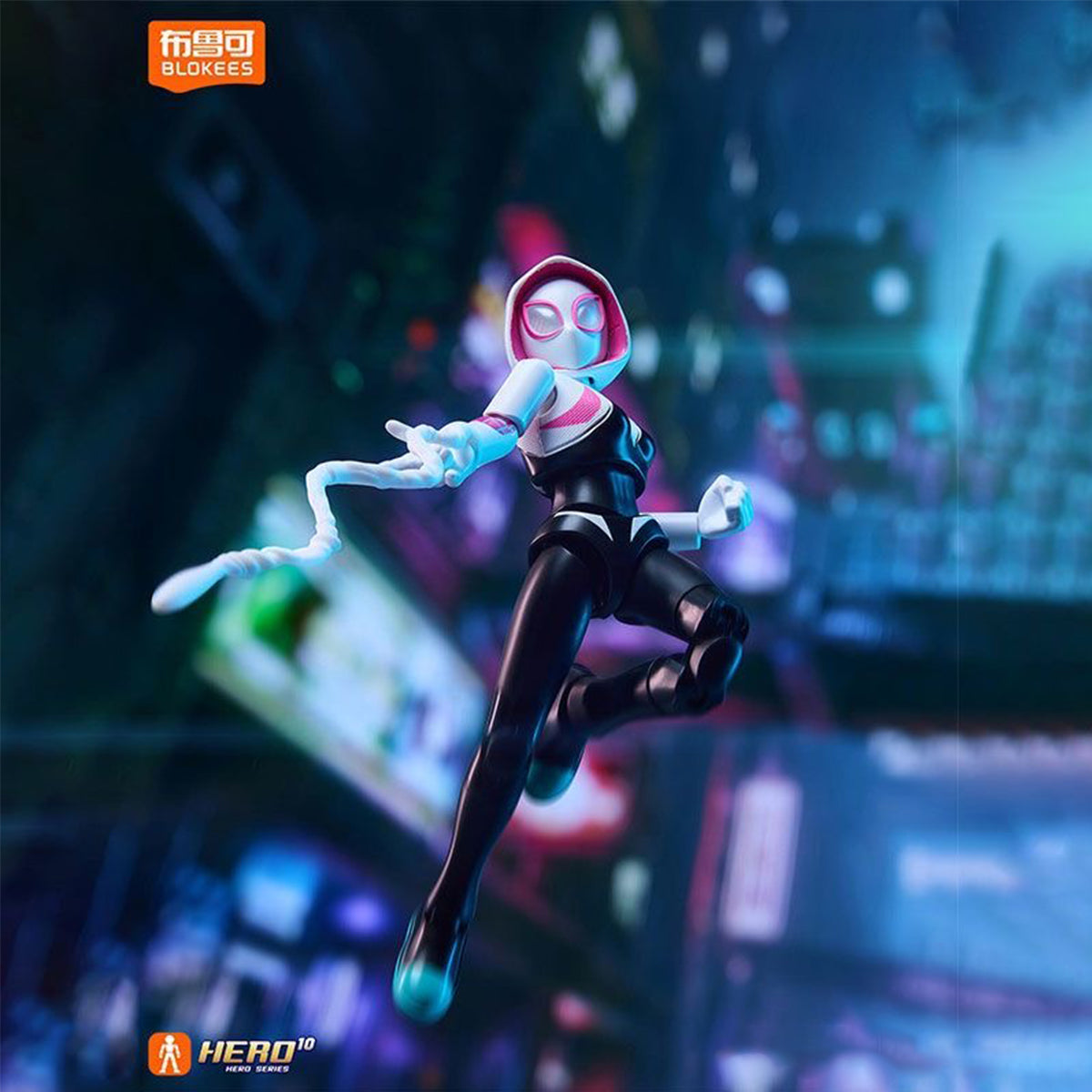 Blokees Marvel Heroes Galaxy Version Vol.5 Spider-Man 81145 Blind Box Figure