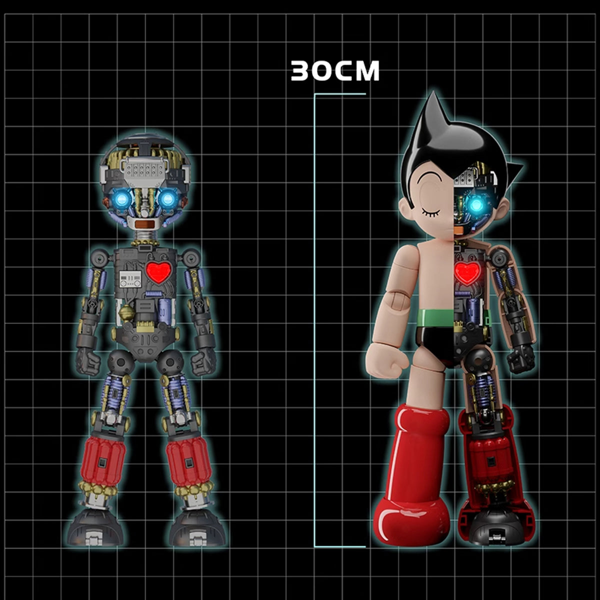 Kit de modelo TRON Serie SIMPLE LEVEL, ASTRO BOY, versión DX, kit de modelo de plástico para ensamblaje, figura de 30 cm de alto