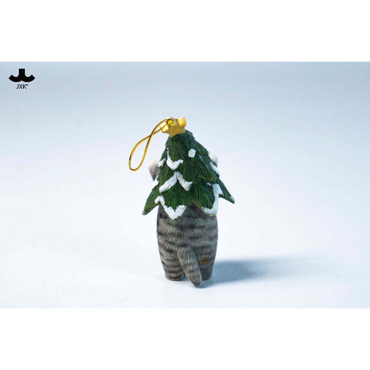 JXK Christmas Cat Tree Static Expertly Hand-Painted Lifelike Animal Figurine