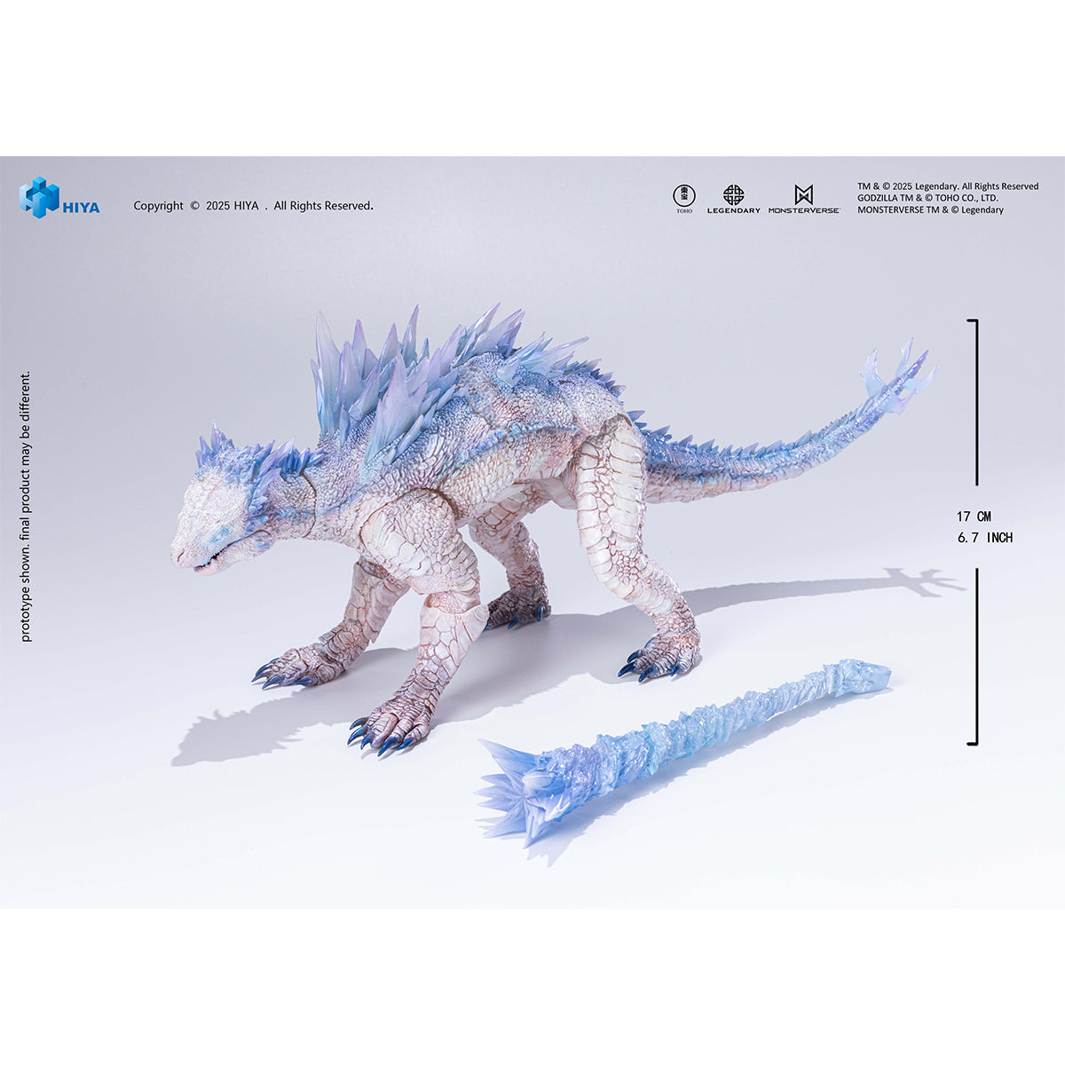 HIYA Exquisite Basic Godzilla x Kong: The New Empire Frost Bite Blast Snow Demon Shimo EBG0189 Monster Action Figure