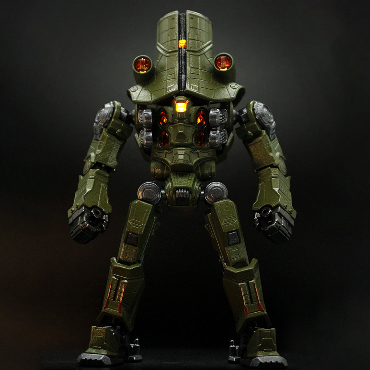 Empire Sky Pacific Rim model kits — Cherno Alpha posed on a dark background