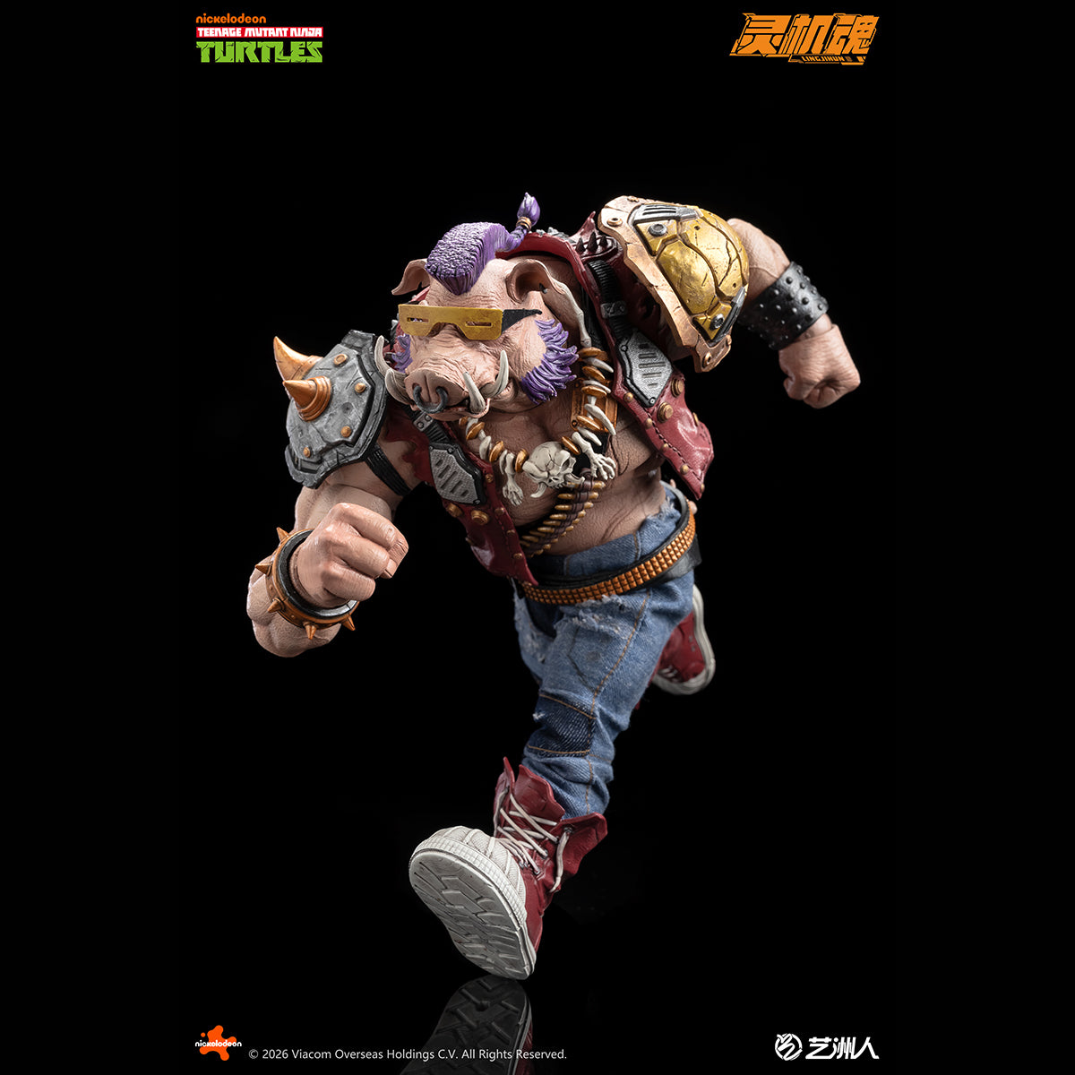 LINGJIHUN TMNT-Bebop & TMNT-Rocksteady 1/10 Scale Action Figure