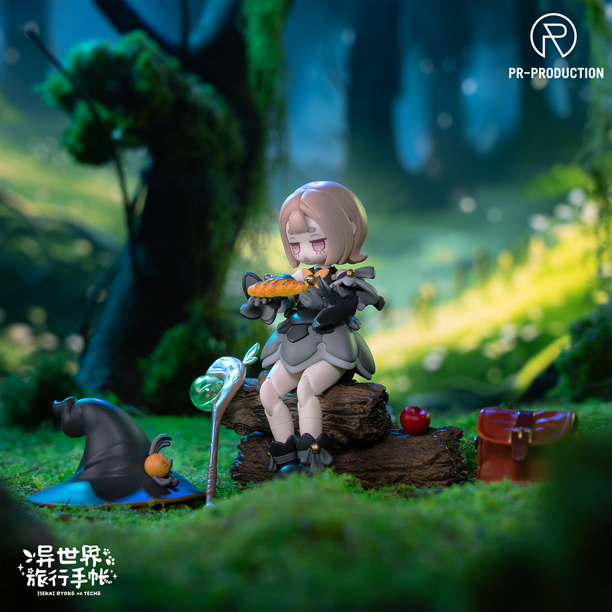 PR Production ISEKAI Travel Notebook Novice Mage Mars Stock & Play Expansion Pack 01 (Bubble Stand Type A) Doll Accessory & Model Kit