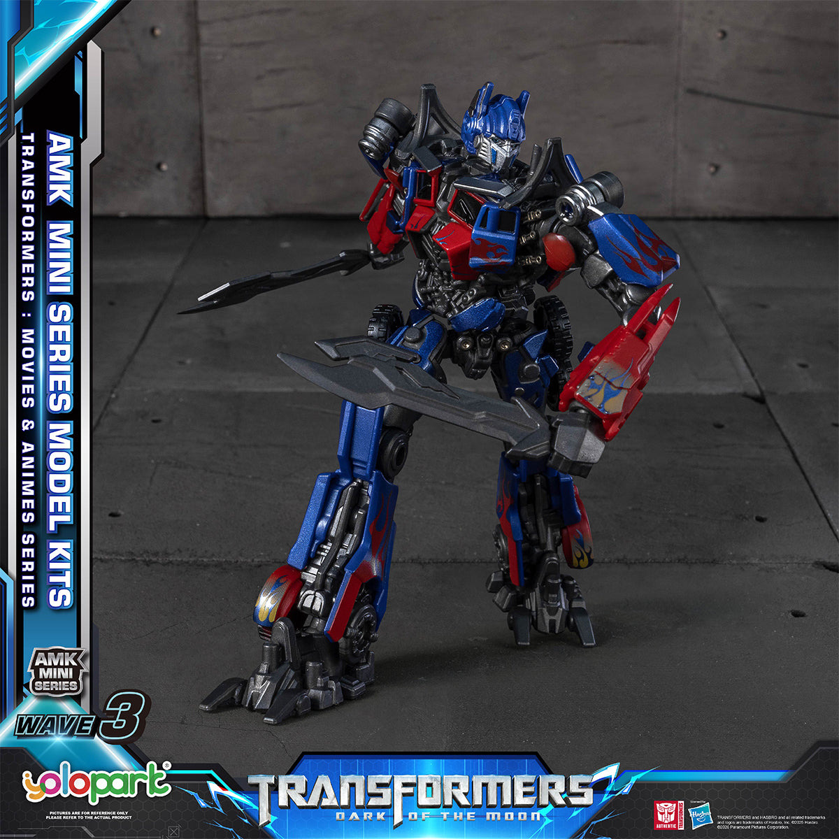 Yolopark AMK MINI WAVE 3-TF3 Optimus Prime AMKM3OP Pre-assembled Model Kits