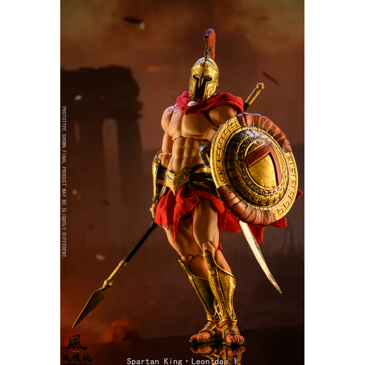 【USED】PRIDE SPARTAN 45インチ 2024モデル Wind Toys Spartan King·Leonidas I FMW004 Eternal Warlords Series 1/12