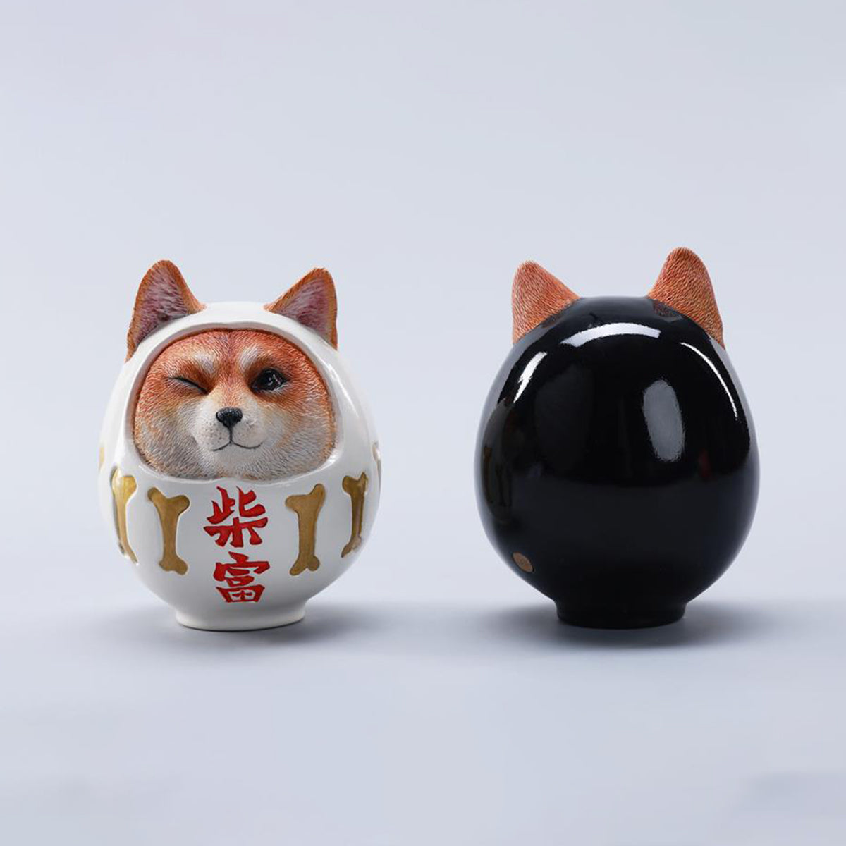 JXK Shiba Fortune Daruma Ver.B Collaboration Edition Animal Figurine