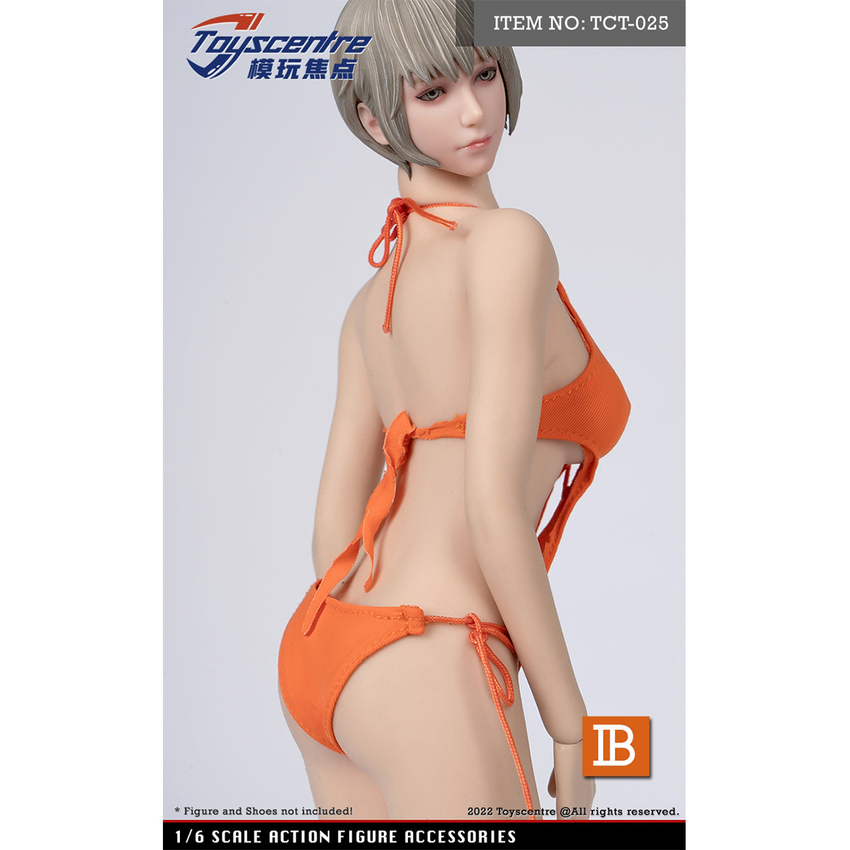Toyscentre, Female Bodysuit Jumpsuit, Doll Clothes Accessory for 12-inches Action Figurine