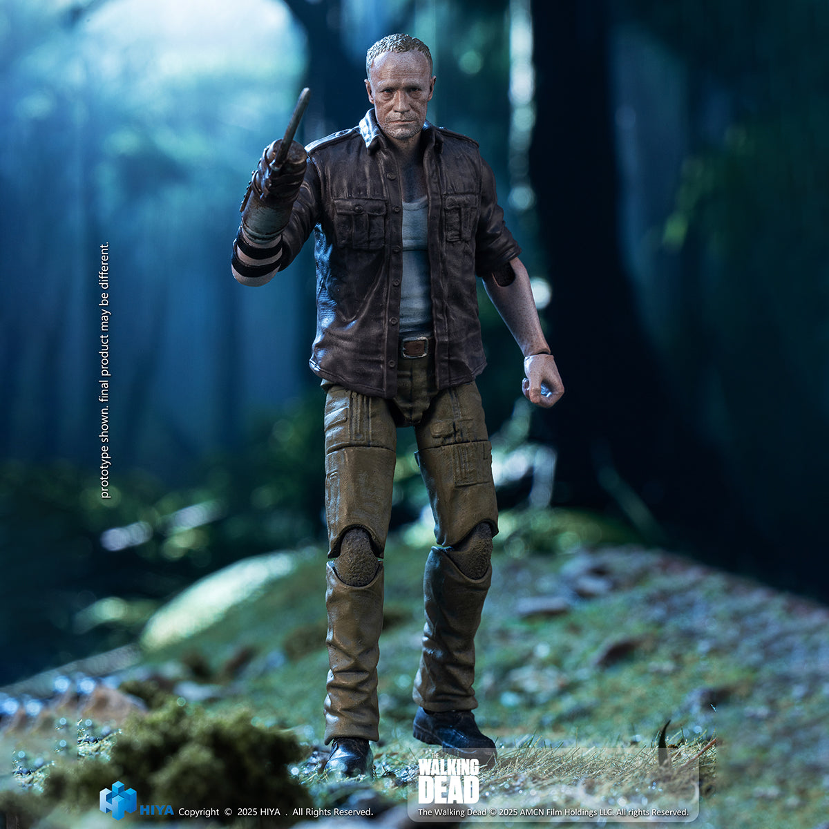 HIYA Exquisitas Mini Figuras de Acción de Merle de The Walking Dead