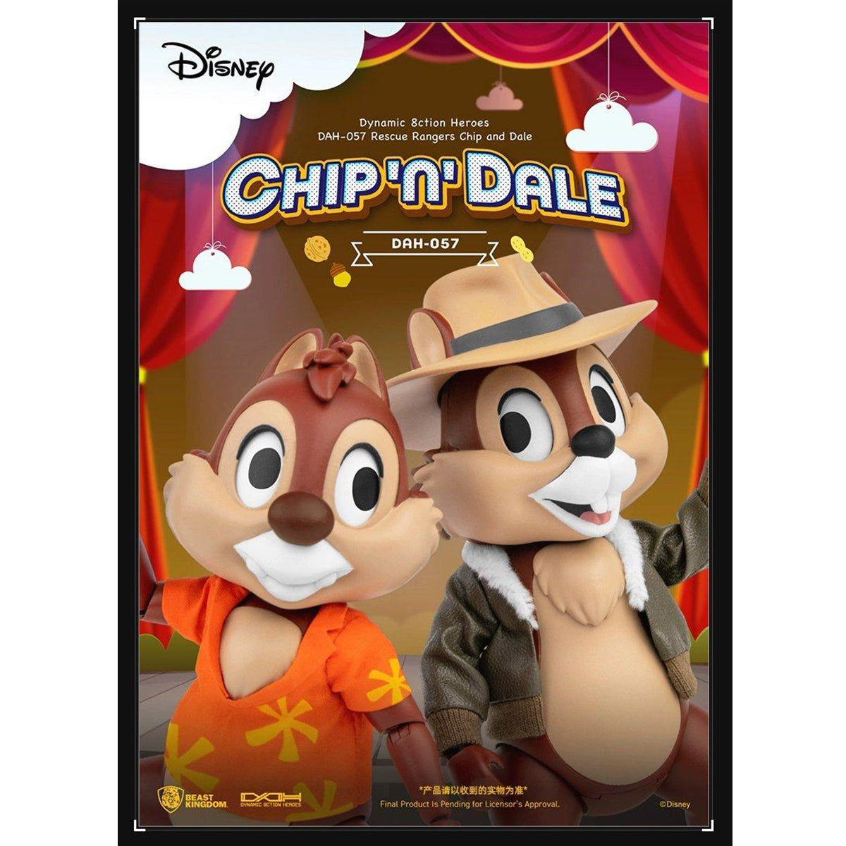 Beast Kingdom DAH-057 Rescue Rangers Chip and Dale Action Figure
