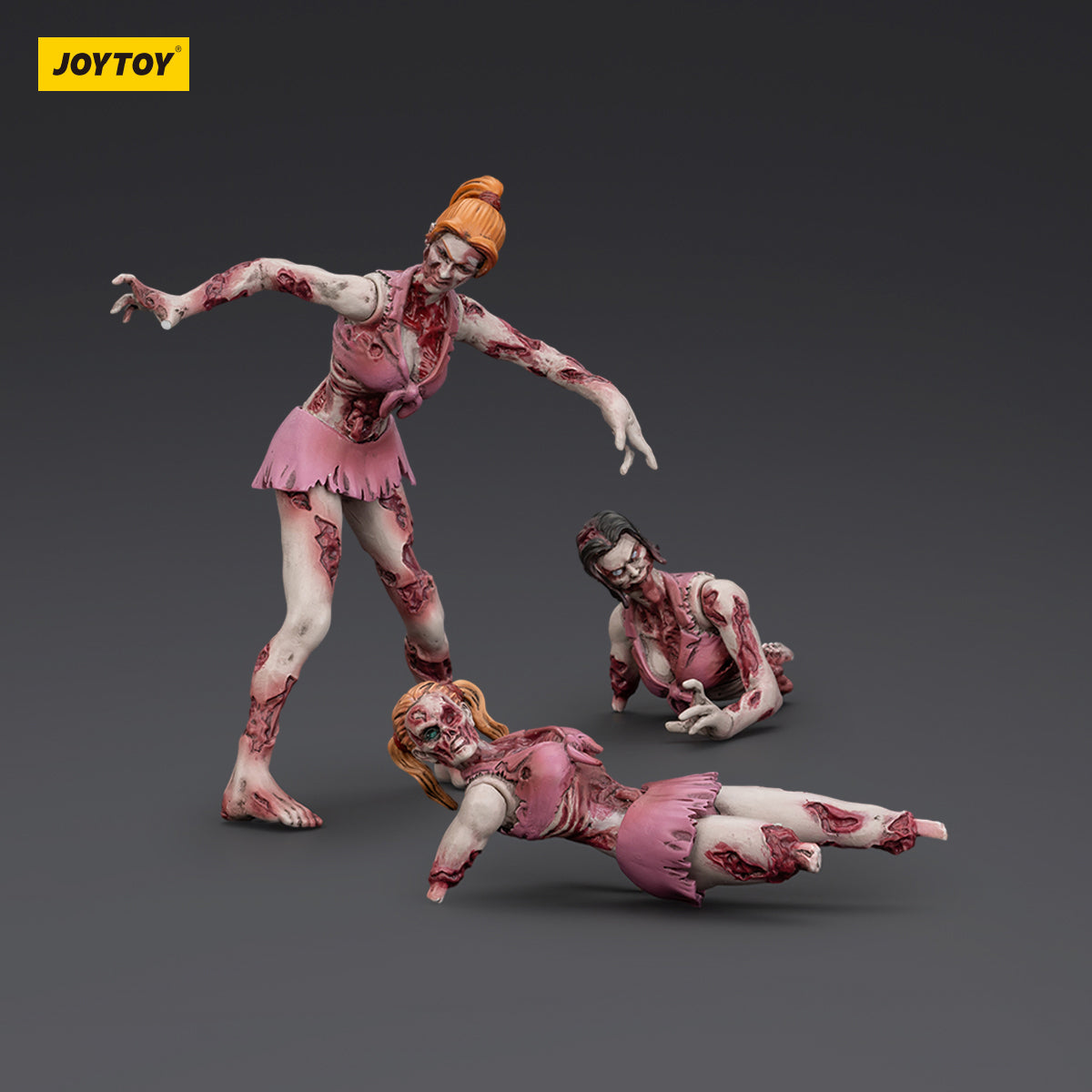 (Only Shipped to the US) JOYTOY 1/25 Dark Source Zombie Figure CheerLeaders JT01574 Action Figures