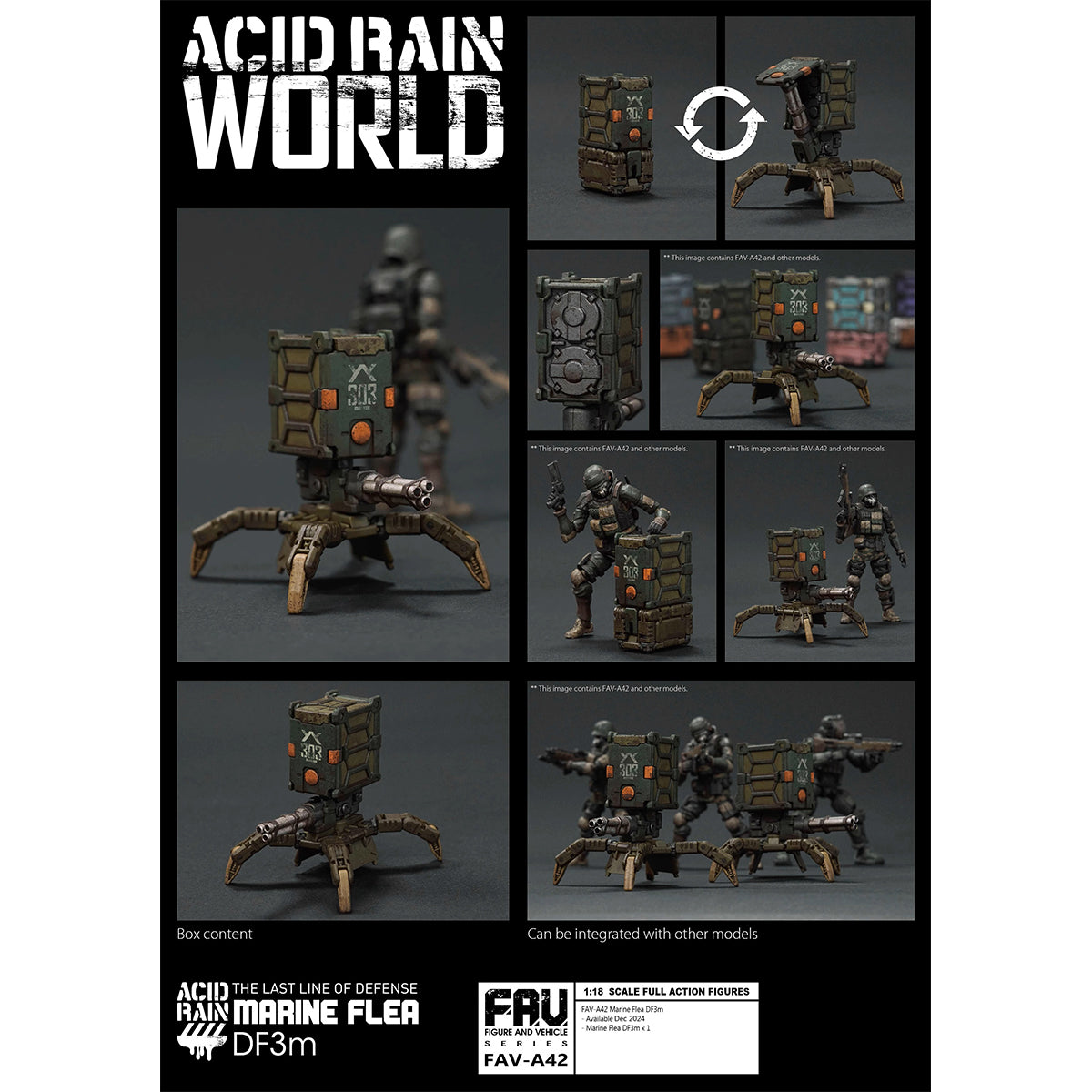 TOY ALLIANCE Acid Rain World Marine Flea DF3m Action Figure