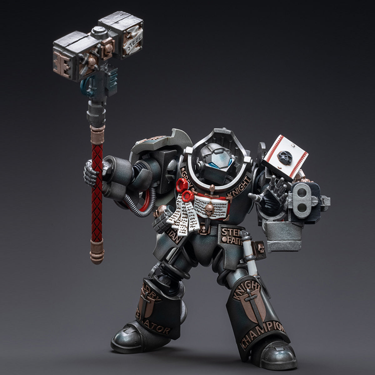 JOYTOY Warhammer 40,000 Grey Knights Terminator Caddon Vibova Action Figures