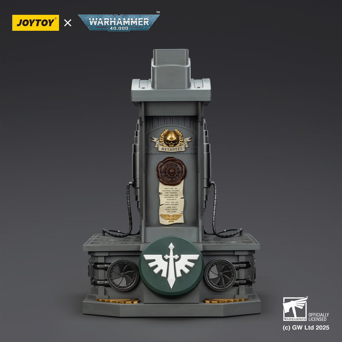 JOYTOY Dark Angels MkX Helmet & Display Stand JT02762 1/1 Scale WARHAMMER 40,000