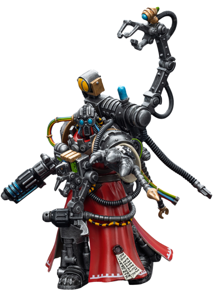 HiPlay JoyToy Warhammer 40K Collectible Figure: Adeptus Mechanicus Cybernetica Datasmith 1:18 Scale Action Figures