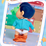 IO CREATIONS Crayon Shin-chan QQ Bouncy Series, Touru Kazama & Nohara Shinnosuke, Movable Soft Vinyl Dress-Up Action Figures