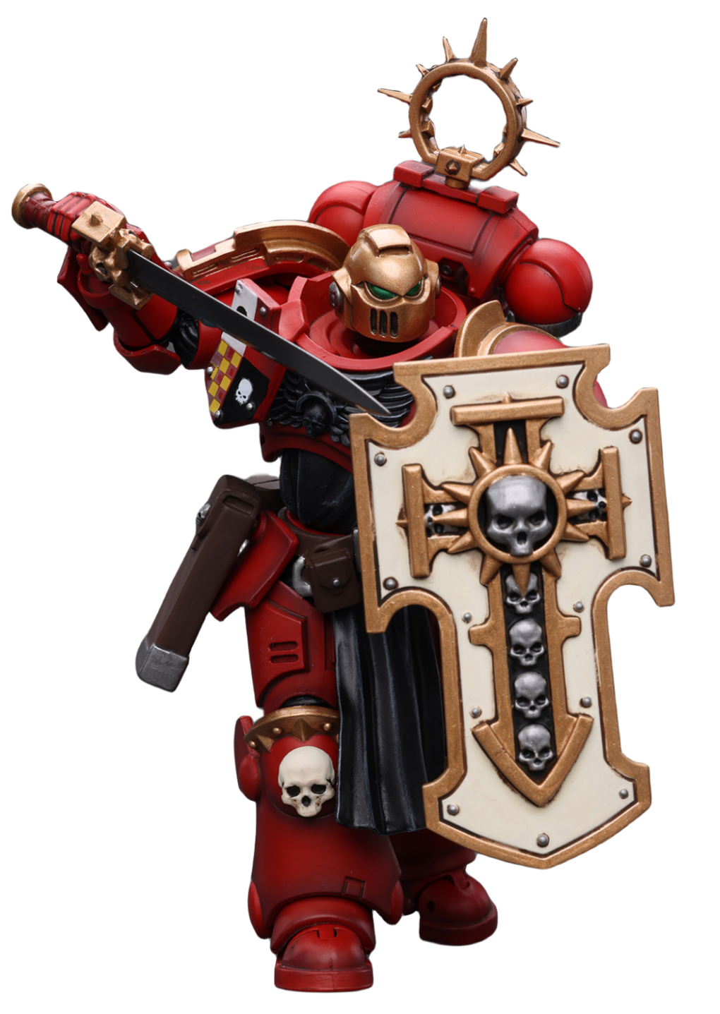 HiPlay JoyToy Warhammer 40K Collectible Figure: Primaris Space Marines Blood Angels Bladeguard Veteran 1:18 Scale Action Figures JT2788 (Blood Angels JT2788)