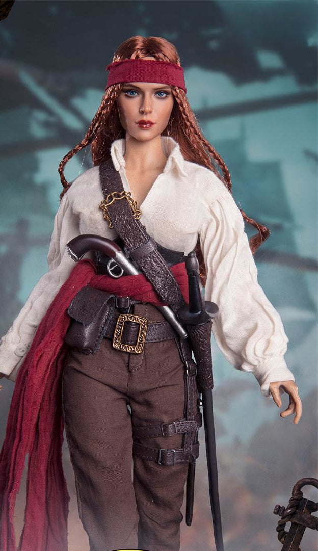 HiPlay BBK Collectible Figure: Pirate Female Captain, Sophia, Anime Style, 1:6 Scale Miniature Figure