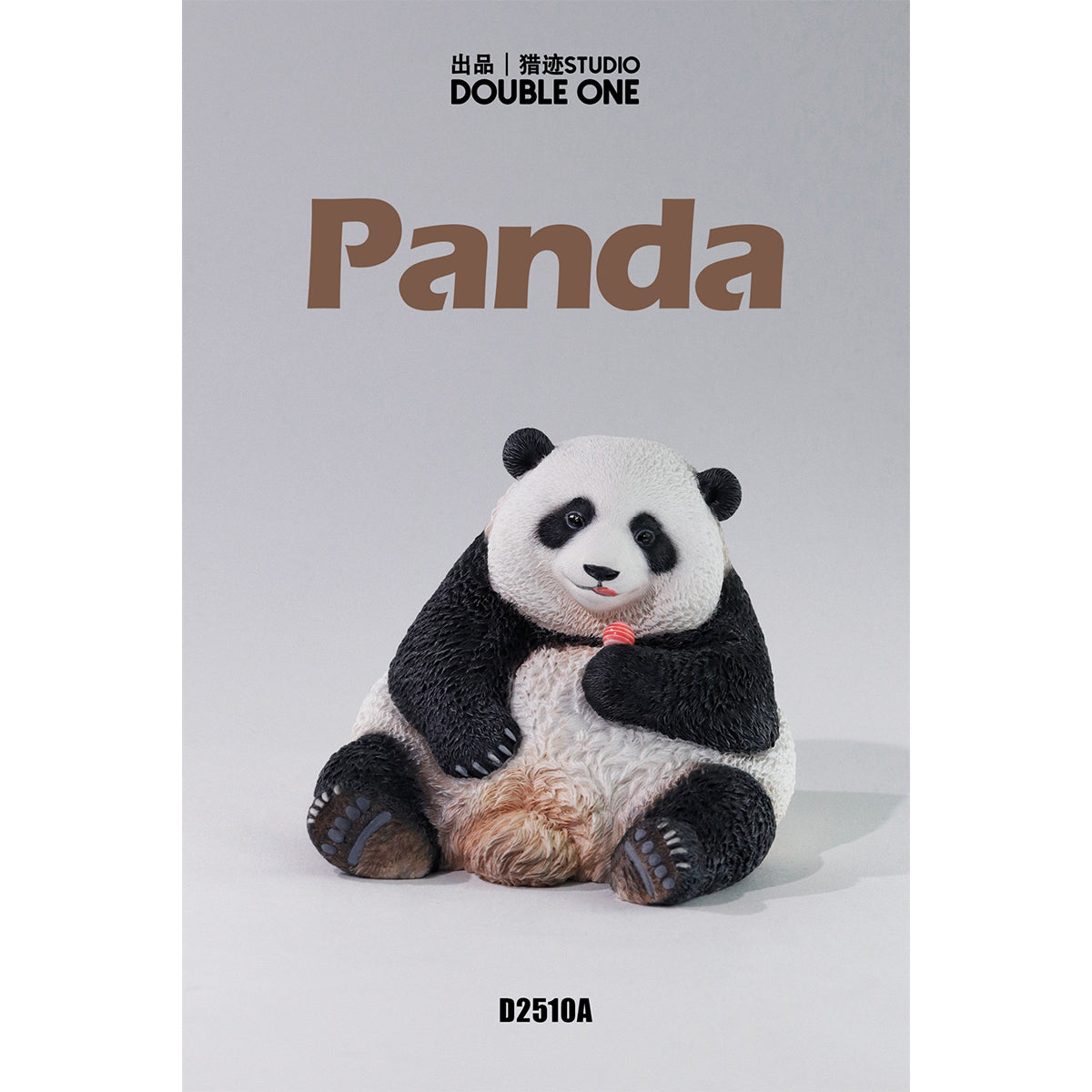 Double one Lieji Panda D2510A 1/6 Scale Art Animal Figurine