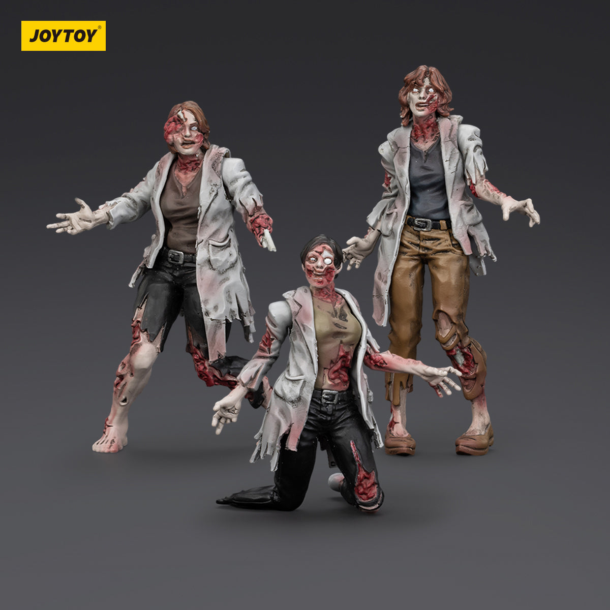 (Only Shipped to the US) JOYTOY 1/25 Dark Source Zombie Figure Scientists (Female) JT01611 Action Figures