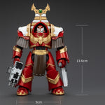 JOYTOY Warhammer La Herejía de Horus, Figura de acción Sekhmet Terminator Cabal: Sekhmet con bólter combinado y puño sierra