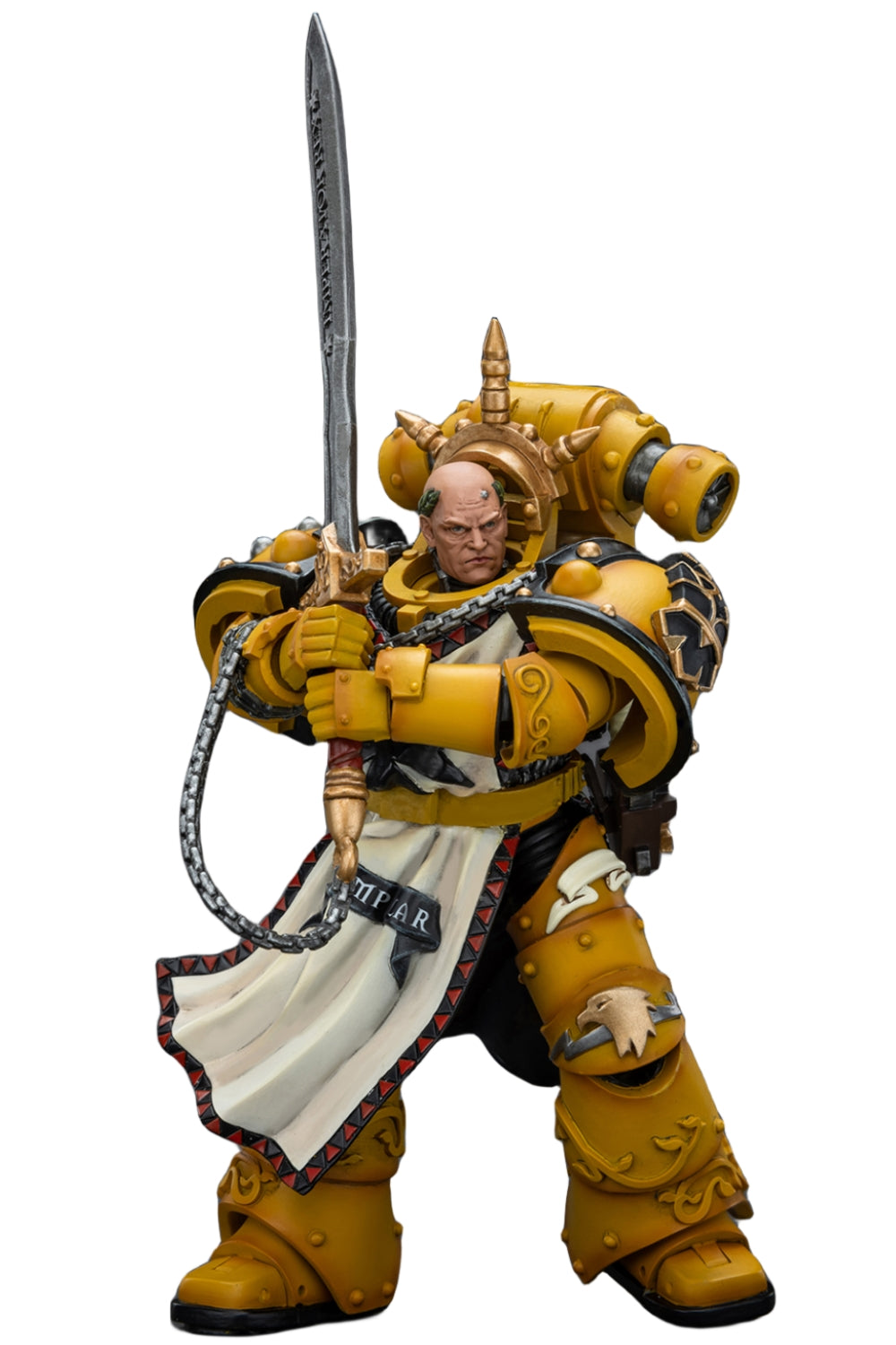 HiPlay JoyToy Warhammer The Horus Heresy Collectible Figure: Imperial Fists Sigismund, First Captain of The Imperial Fists 1:18 Scale Action Figures JT9237